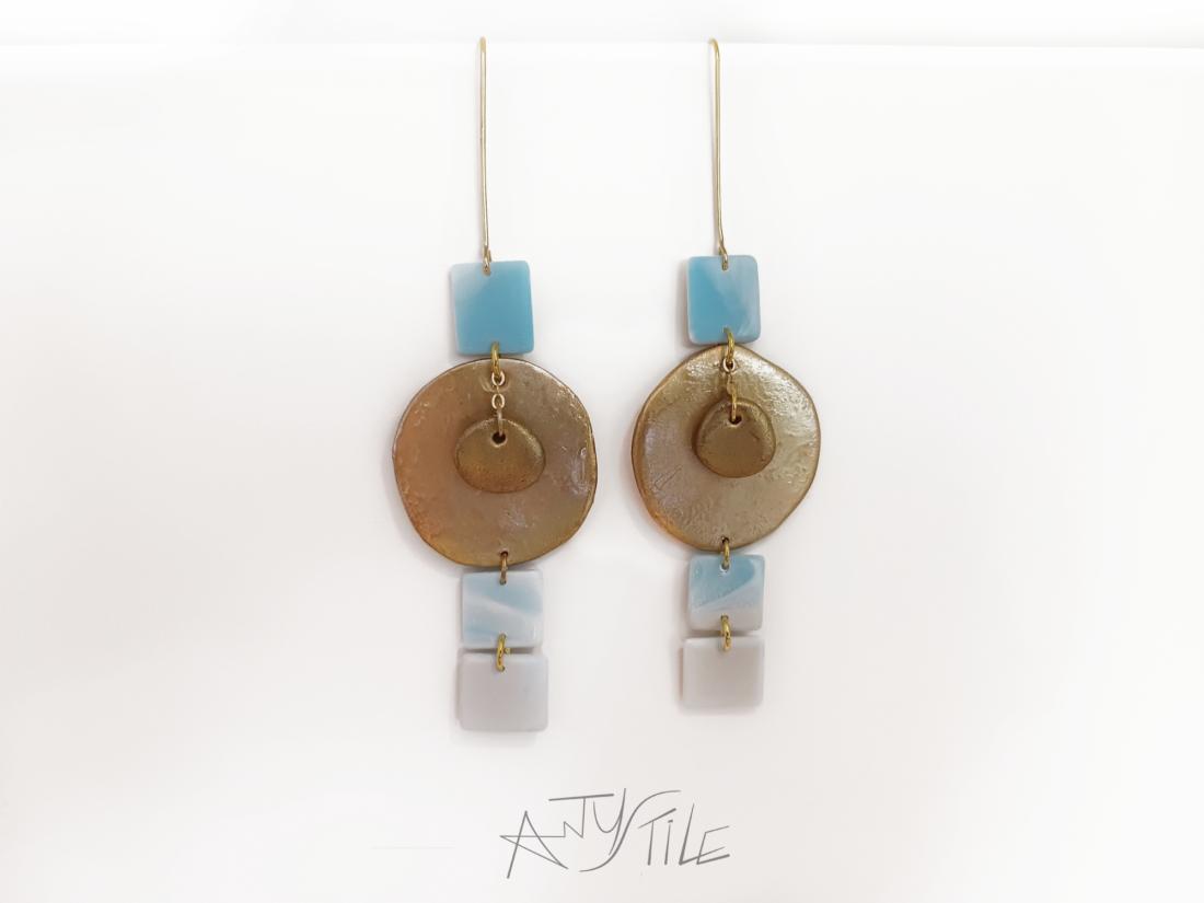 Boucles d'oreilles création originale