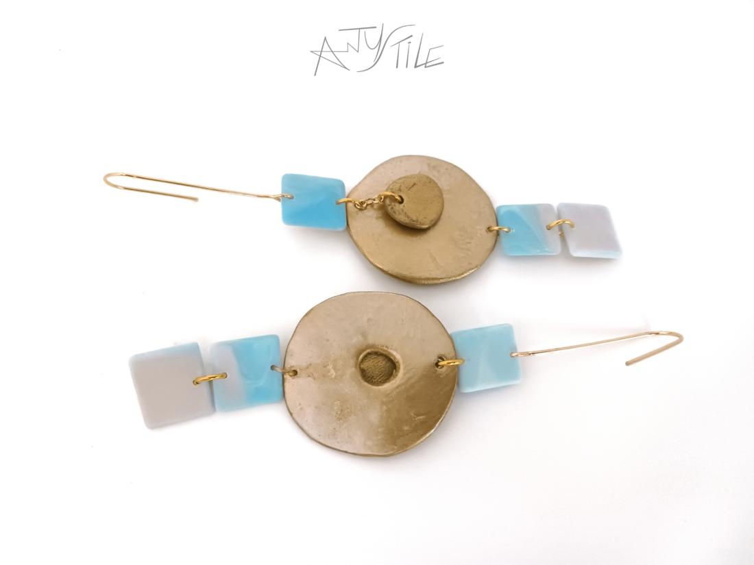 Boucles d'oreilles création originale